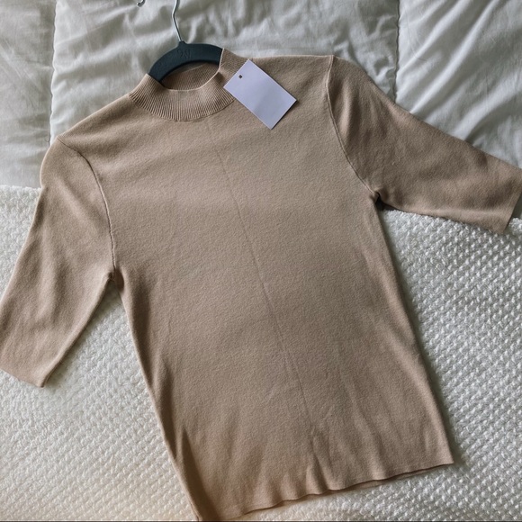 OAK + FORT beige shirt sleeve 🕯 - Picture 3 of 5